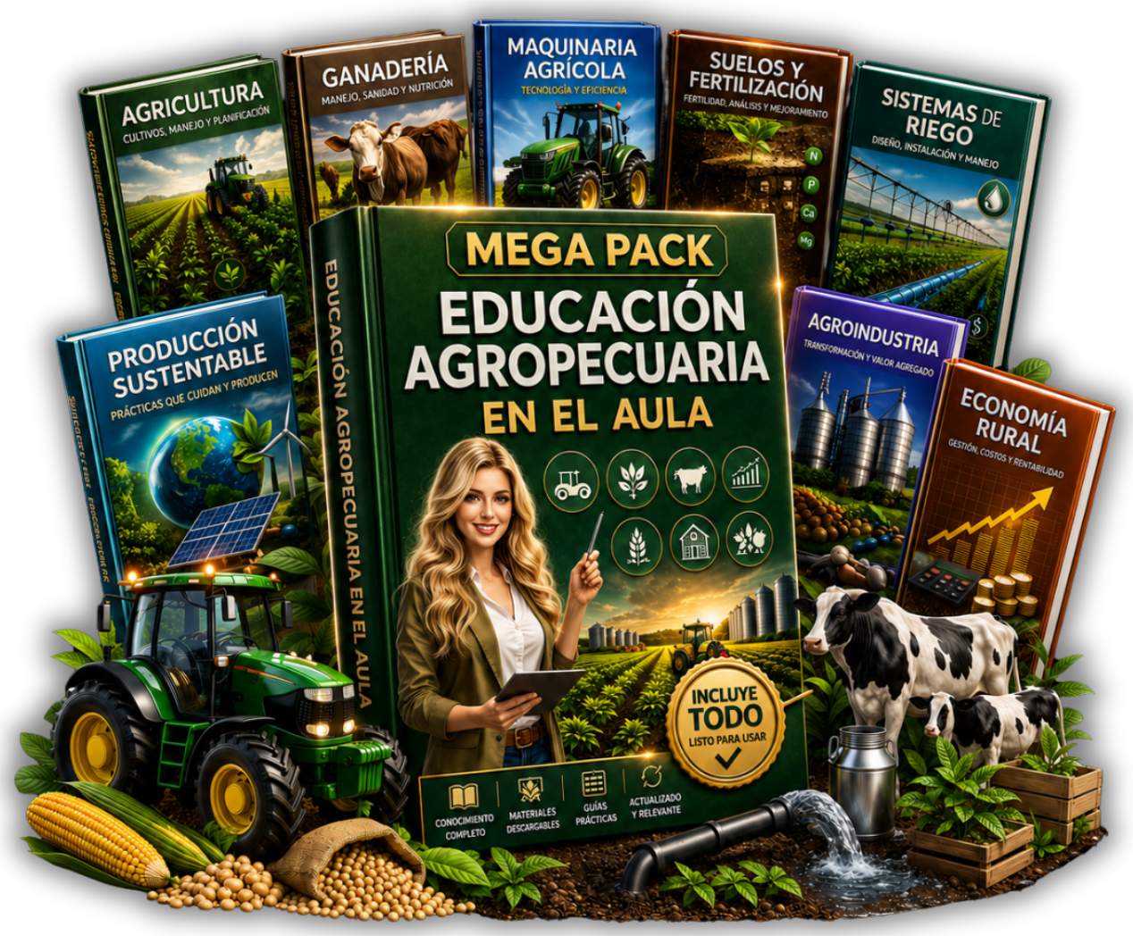 MEGA PACK EDUCACIÓN AGROPECUARIA EN EL AULA